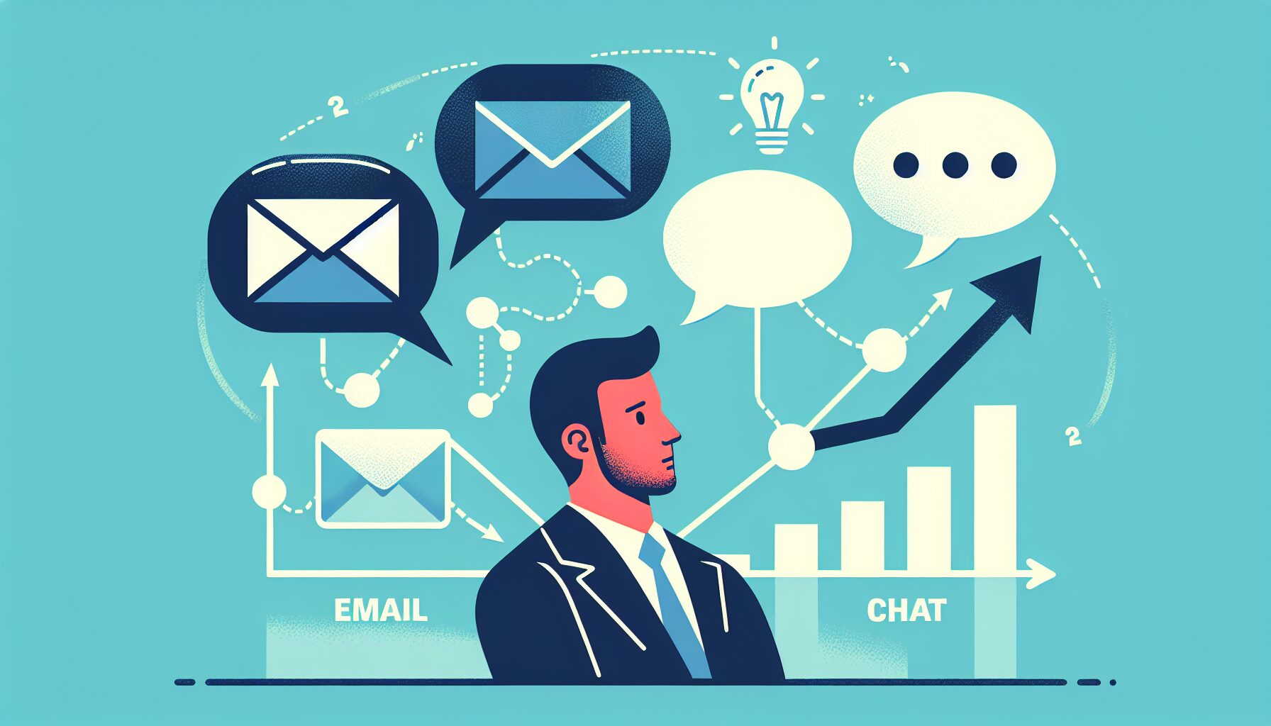 ビジネスコミュニケーション効率化のためのメールとチャットの使い分け方
